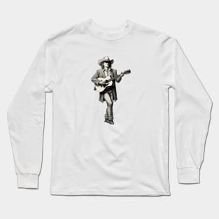 Dwight Yoakam Playing Guitar Long Sleeve T-Shirt